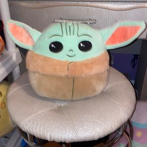 Squishmallow Mandalorian Star Wars Baby Yoda 10 inches